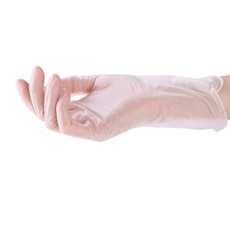 100 Disposable Blue Medical Blended Nitrile Gloves for Doctor&prime;s Surgical Examination Non-Sterile