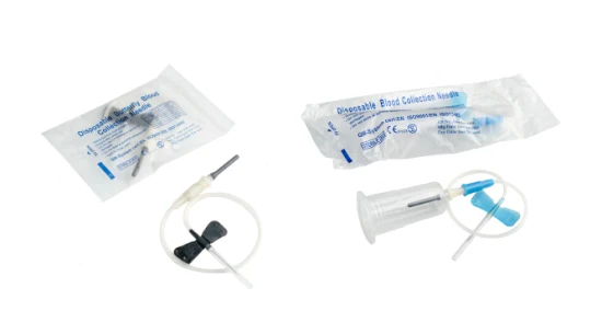Disposable Medical Scalp Vein Set 18-25g Blood Collection Needle Butterfly Needle with Holder