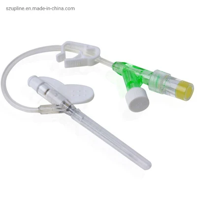 Medical IV Cannula Catheter with Extension Tube Y-Type