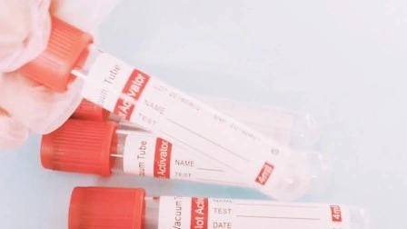 Ce & ISO Disposable Vacuum Blood Collection Clot Activator Tube with High Quality